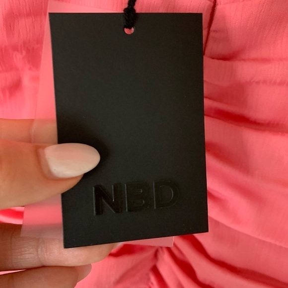 Revolve NBD Bekah Long Sleeve Ruched Mini Cocktail Dress - Picture 10 of 11